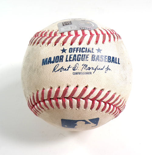 NY Mets @ Rockies Game-Used Ball 8-07-24 Brenton Doyle/Jose Butto COA YP379721 Pic2