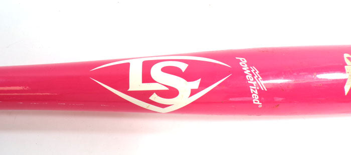 2022 Cole Tucker Pink Mother's Day Team Issued LS P149 Bat 33.5" COA #PX156871 Pic2