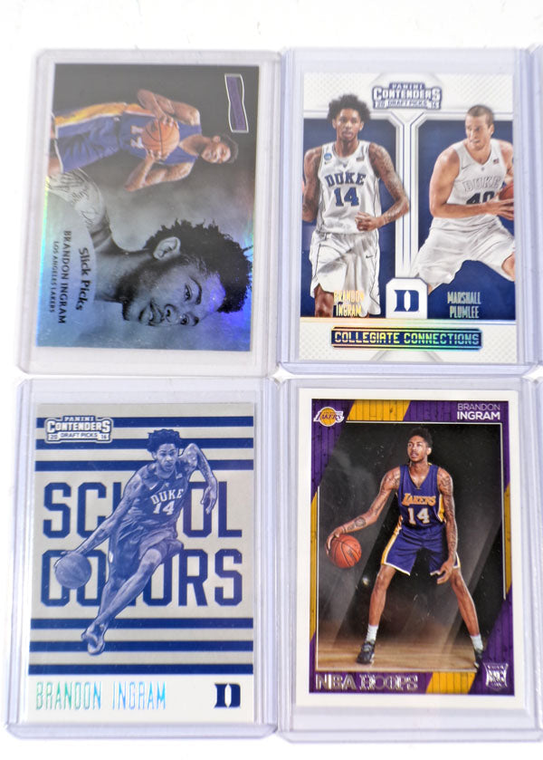 Lot of (10) Assorted 2016-17 Brandon Ingram Rookie Year Cards Pic2
