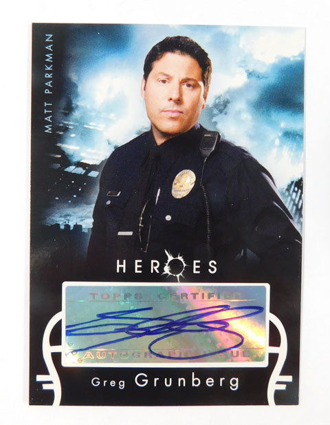 Rittenhouse Heroes Greg Grunberg as Matt Parkman Auto Card