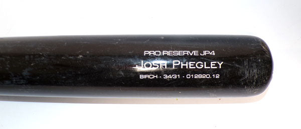 2020 Josh Phegley Chicago Cubs Game-Used Victus 34" Bat Pic2