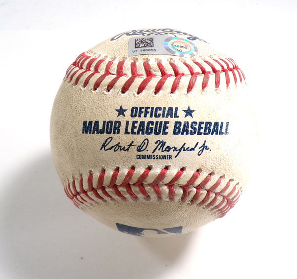 7-31-23 Brewers @ Nationals Game-Used Ball Santana/ Irvin/Frelick/ Pic2