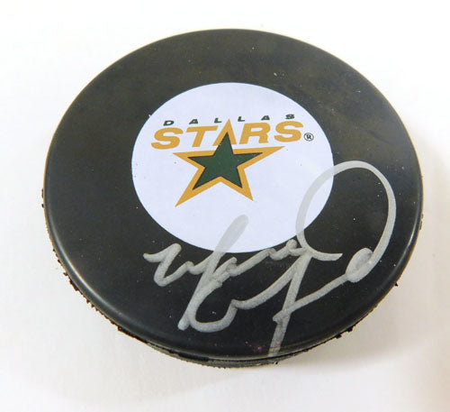 Marc Crawford Signed NHL Souvenir Hockey Puck Dallas Stars Pic2