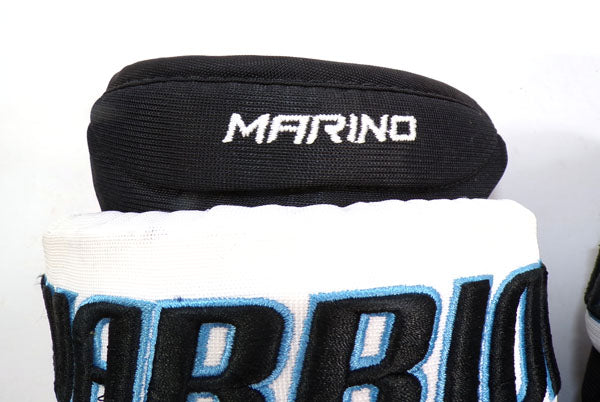 2025-26 John Marino Utah Mammoth Warrior 13" Game-Used Black Hockey Gloves Pic2