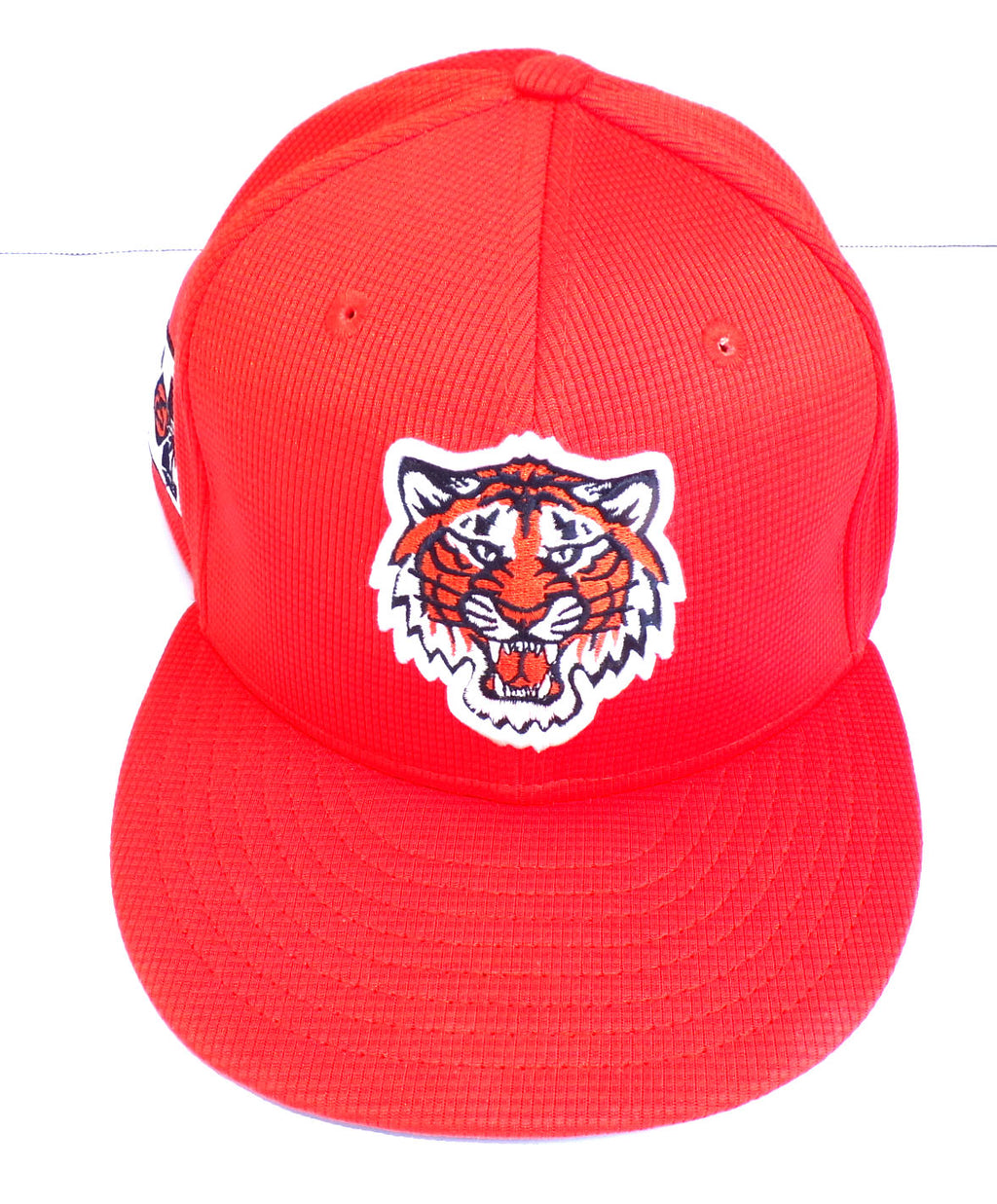 2025 Detroit Tigers Team Issued New Era Spring Training Cap Orange COA PX079029