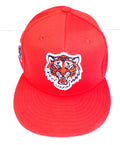 2025 Detroit Tigers Team Issued New Era Spring Training Cap Orange COA PX079029
