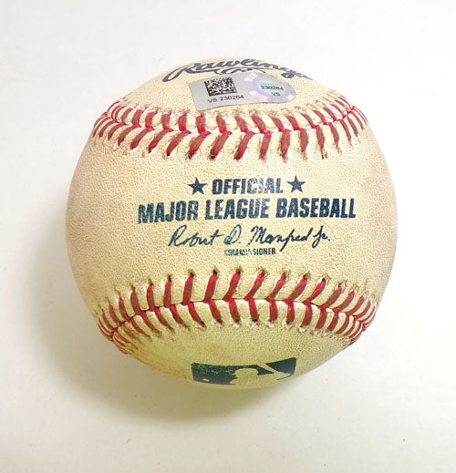 NY Mets @ Nationals Game-Used Baseball 5-15-23 Dominic Smith/Tommy Hunter COA Pic2