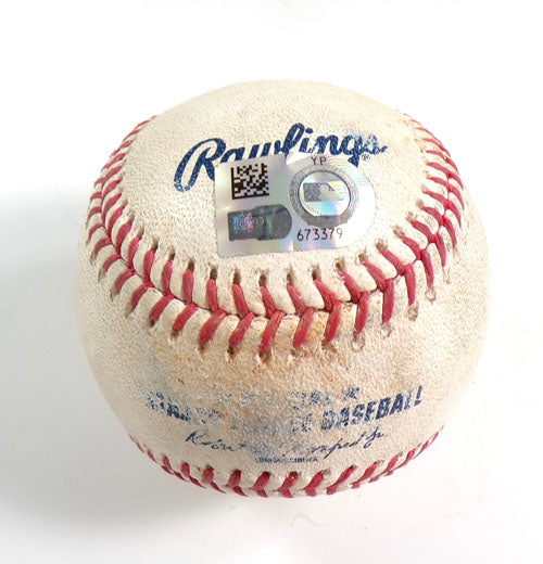 Milwaukee Brewers @ Rockies Game-Used Ball 7-3-24 Aaron Schunk(GO)/Colin Rea COA
