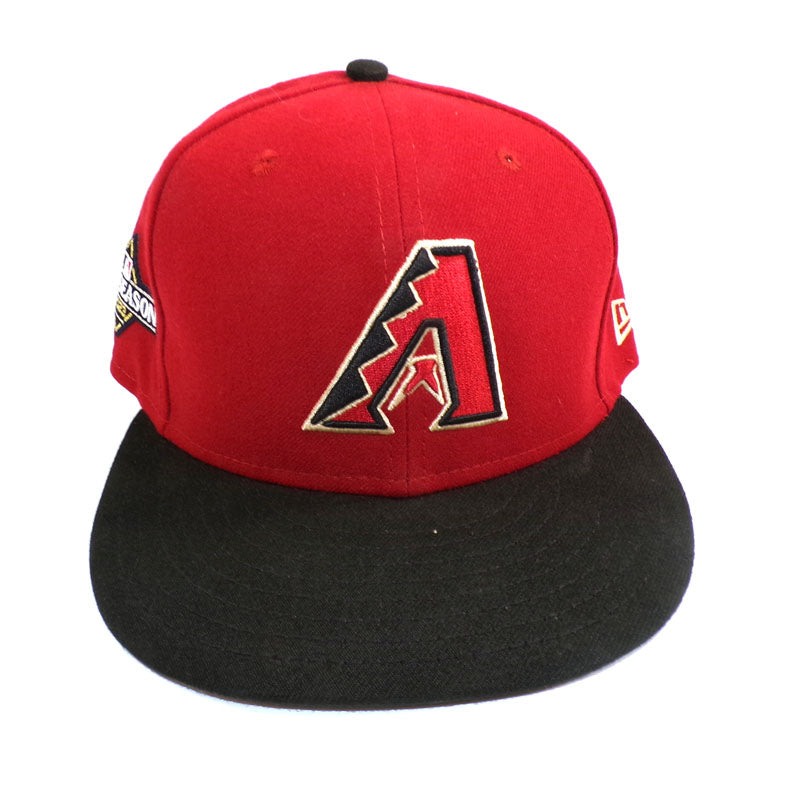 2023 Jorge Barrose #81 D-Backs Team Issued Post Season Red New Era Cap COA