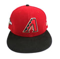 2023 Jorge Barrose #81 D-Backs Team Issued Post Season Red New Era Cap COA