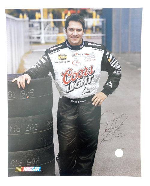 David Stremme Signed 16" x 20" Photo Nascar Racing Auto