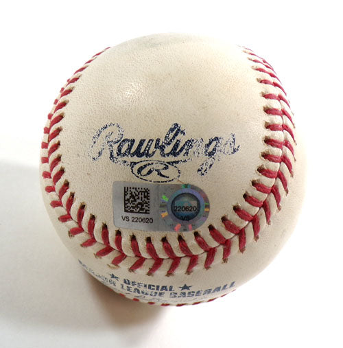 2023  Braves @ Nationals Game Used Baseball Dom Smith Walk Joey Meneses Single