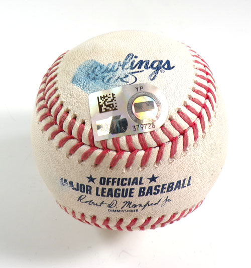 New York Mets @ Rockies Game-Used Baseball 8-8-24 Brendan Rodgers/Peterson COA