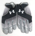 New Under Armour UA BLITZ II Gray Football Receiver Gloves Size XXXL