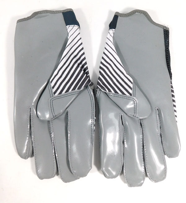 New Under Armour UA BLITZ II Gray Football Receiver Gloves Size XXXL Pic2