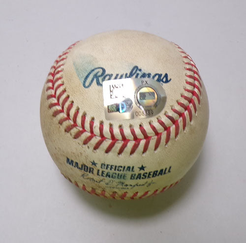 Atlanta Braves @Rockies Game-Used Baseball 8-9-24 Brendan Rodgers/A.J. Minter