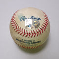 Atlanta Braves @Rockies Game-Used Baseball 8-9-24 Brendan Rodgers/A.J. Minter