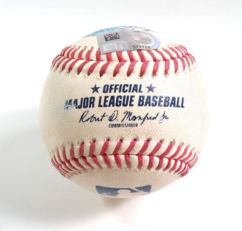 New York Mets @ Rockies Game-Used Baseball 8-8-24 Brendan Rodgers/Peterson COA Pic2