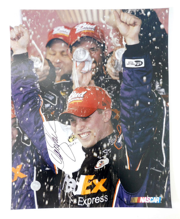 Denny Hamlin Signed 16" x 20" Photo Nascar Racing Auto