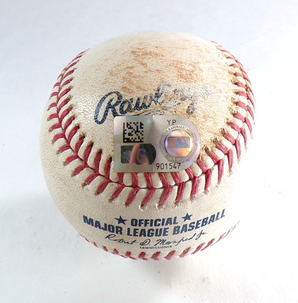Padres @ Marlins 8-10-24 Game-Used Ball Jurickson Profar (Singles) R. Munoz COA