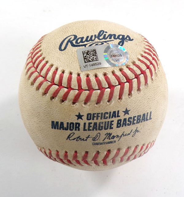 4-29-23 Pirates @ Nationals Game 1 Used Baseball Mark Mathias/Patrick Corbin COA