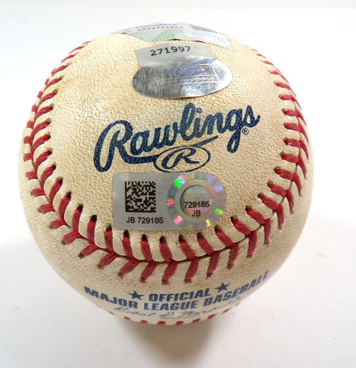 Chicago White Sox @ NY Yankees Game-Used Baseball 4-13-2019 MLB COA # JB729185