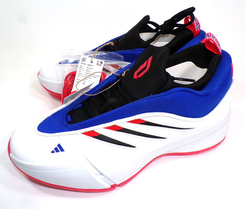 adidas SM DAME 9 Kansas Jayhawks Basketball Shoes Men's Size 8.5 #JQ8773 NIB Pic2