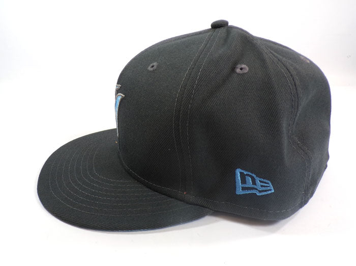 2022 Isan Diaz #34 Marlins vs. Mets June 19 GU Cap Father's Day Cap COA Pic2