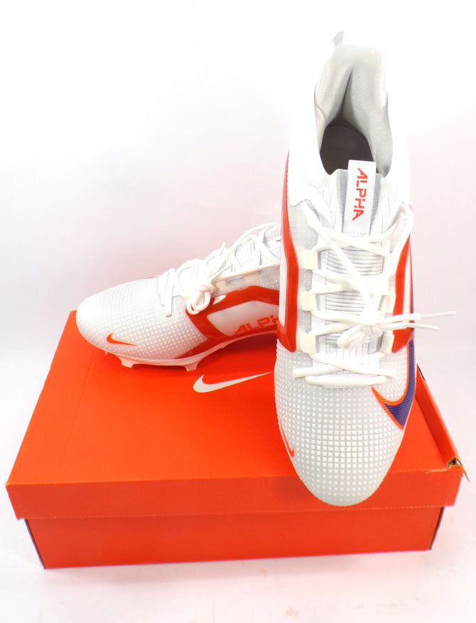 Nike Alpha Menace Elite 4 Promo Clemson Tigers Mens Size 12.5 Wide #HF3437 102