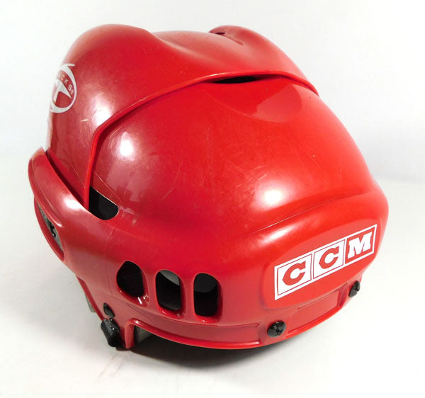 2005 Albany River Rats Game-Worn/Used Ice Hockey Helmet CCM Tacks Pic2