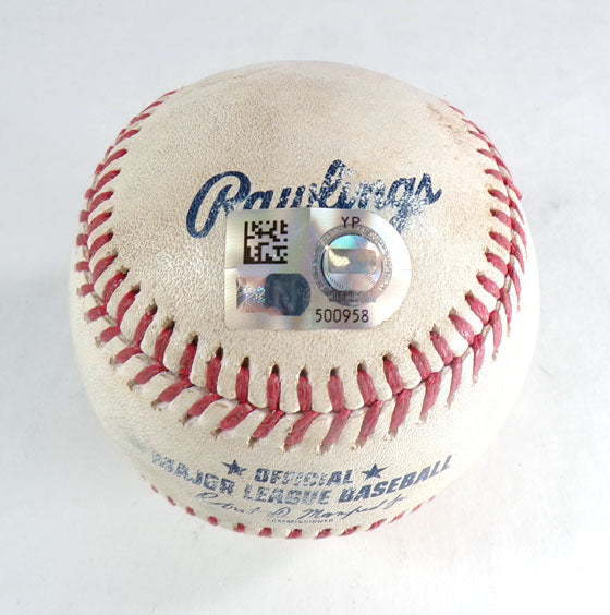 Mets @ Marlins 5-19-24 Game-Used Ball Omar Narvaez (Singles) F. Lindor/Sanchez