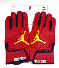 Signed 2019 Dexter Fowler Game-Used Jordan Batting Gloves Red/Navy VS478604