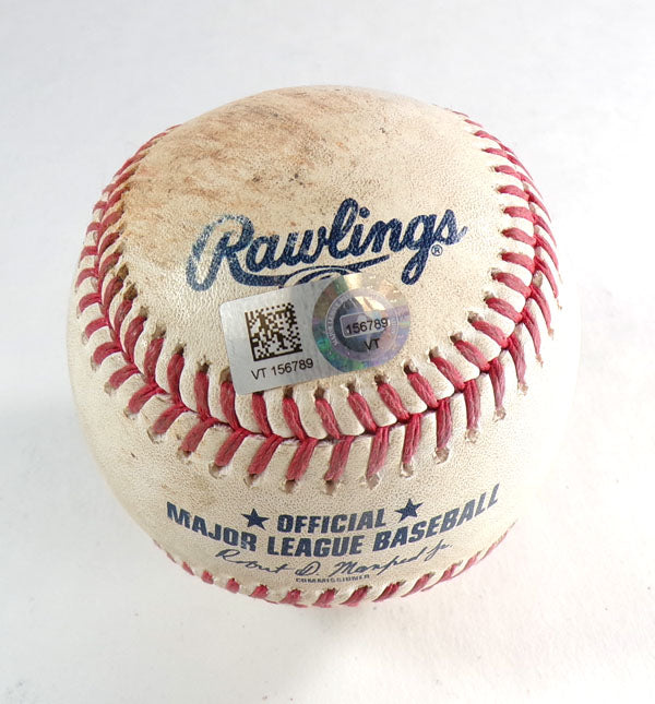 LA Dodgers @ Marlins 8-26-22 Game-Used Ball Cody Bellinger (SO) Brazoban COA
