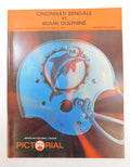 1968 Miami Dolphins at Cincinnati Bengals AFL Football Program 10/20/68