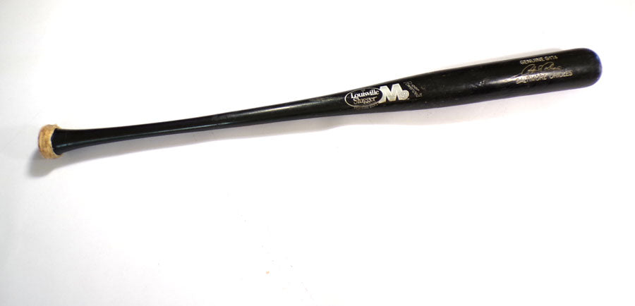 2004-05 Rafael Palmeiro Baltimore Orioles Game-Used LS M9 G174 Black Bat