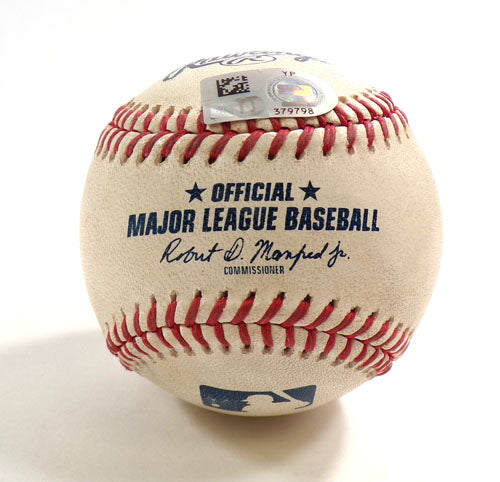 9-13-24 Chicago Cubs @ Rockies Game Used Baseball Brenton Doyle/Javier Assad COA Pic2