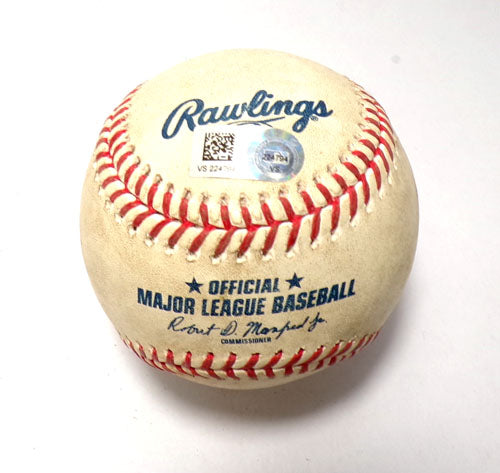 Pirates @ Nationals 4-29-23 Game-Used Baseball Bryan Reynolds/Chad Kuhl COA
