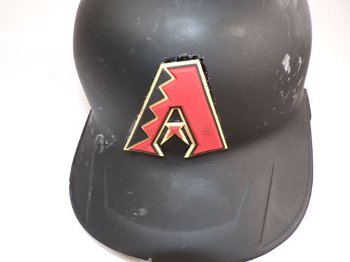 2019 Diamondbacks Game-Used Matte Black Rawlings RH Batting Helmet Size 7.5 Pic2