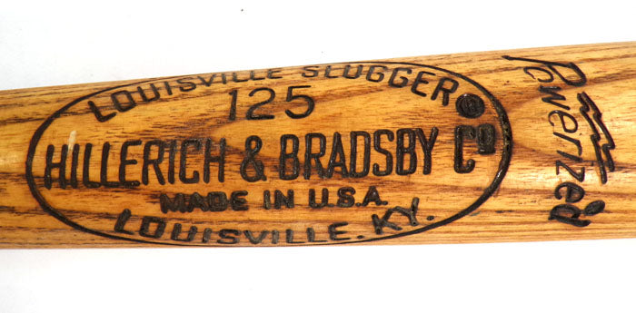 1970-76 John Lowenstein Cleveland Indians Game-Used Hillerich & Bradsby S2 Bat Pic2