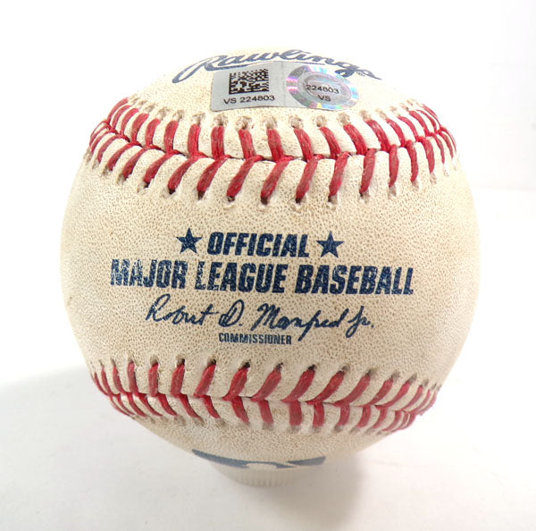 4-29-23 Pirates @Nationals Game 2 Used Baseball Alex Call/Luis Garcia/Bolton COA Pic2