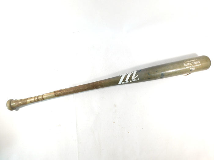 2022 Hunter Dozier Washington Nationals Game Used marucci CB15-M Bat COA