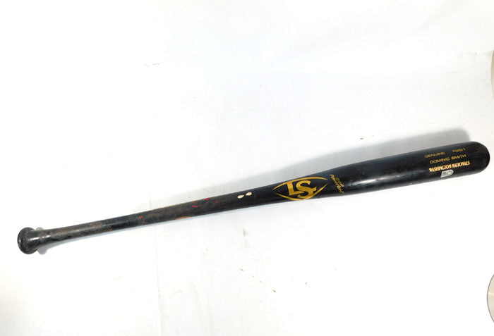 2023 Dominic Smith Washington Nationals Game Used LS R261 Bat COA