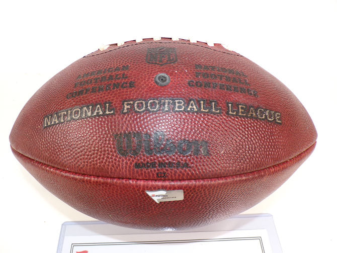 Carolina Panthers Game-Used Wilson Football 10-25-20 and 10-29-20 COA #AA0061409 Pic2