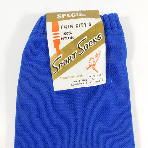 Twin City's 100% Nylon Sport 7" Stirrup Baseball Socks Royal Blue Pic2