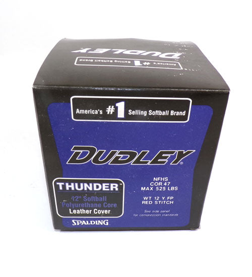 Dudley Thunder Heat Fastpitch Leather Softballs NIB Pic2