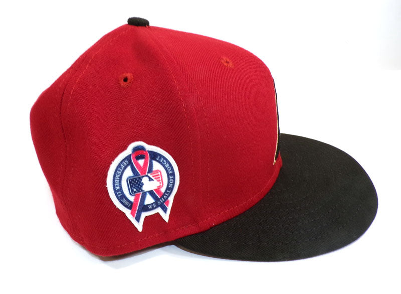 2023 Jose Queliz #83 D-Backs GU Sept. 11th Commemorative Red New Era Cap COA Pic2