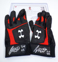 2024 Ryan Mountcastle Orioles Autograph Game-Used Blk/Org UA Batting Gloves COA