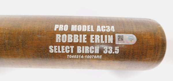 Robbie Erlin Game-Used Trinity Bat Co. 33.5" AC34 Bat Padres #41 Pic2