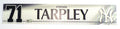 2019 Stephen Tarpley #71 Yankees Game-Used Locker Name Plate COA #JD691916