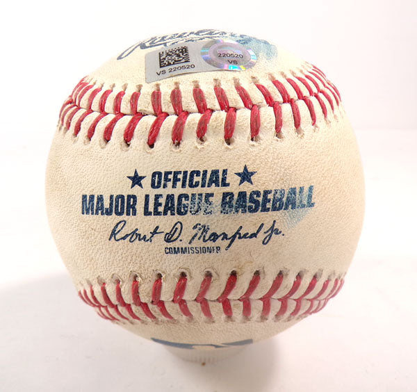 8-19-23 Phillies @ Nationals Game-Used Baseball Bryson Scott/Jake Irvin COA Pic2